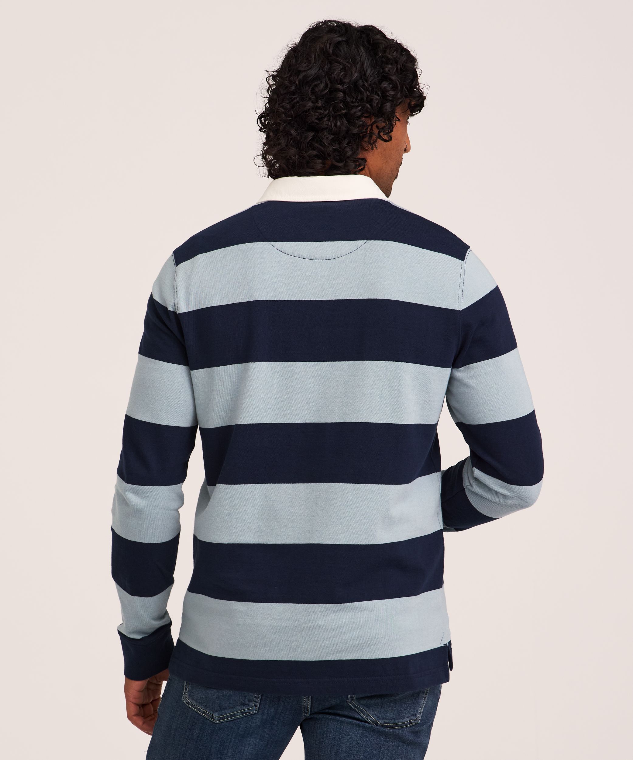 Polo de rugby à manches longues pour hommes, Denver Hayes