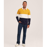 Polo de rugby à manches longues pour hommes, Denver Hayes