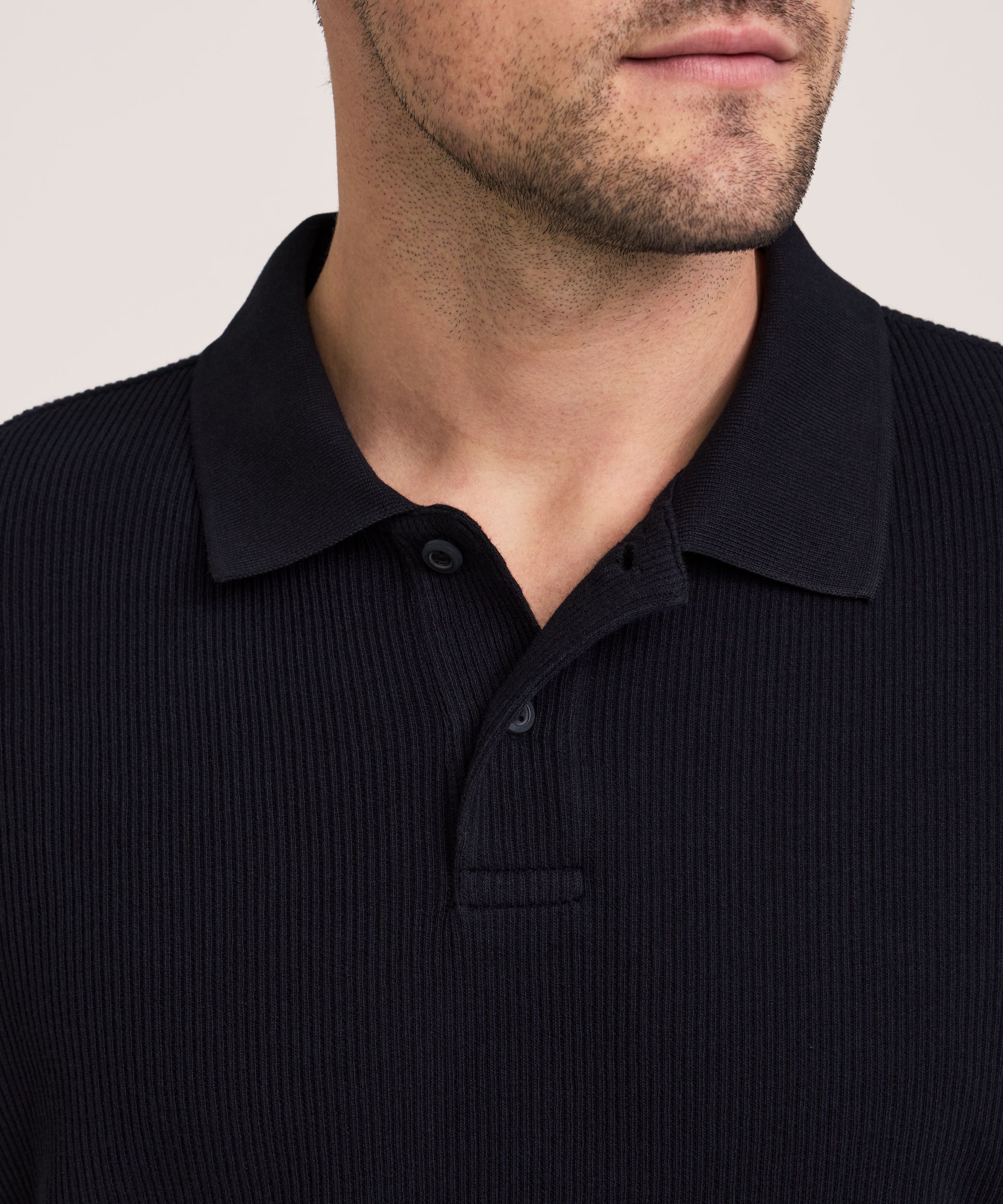 Denver Hayes Short Sleeve Ribbed Polo