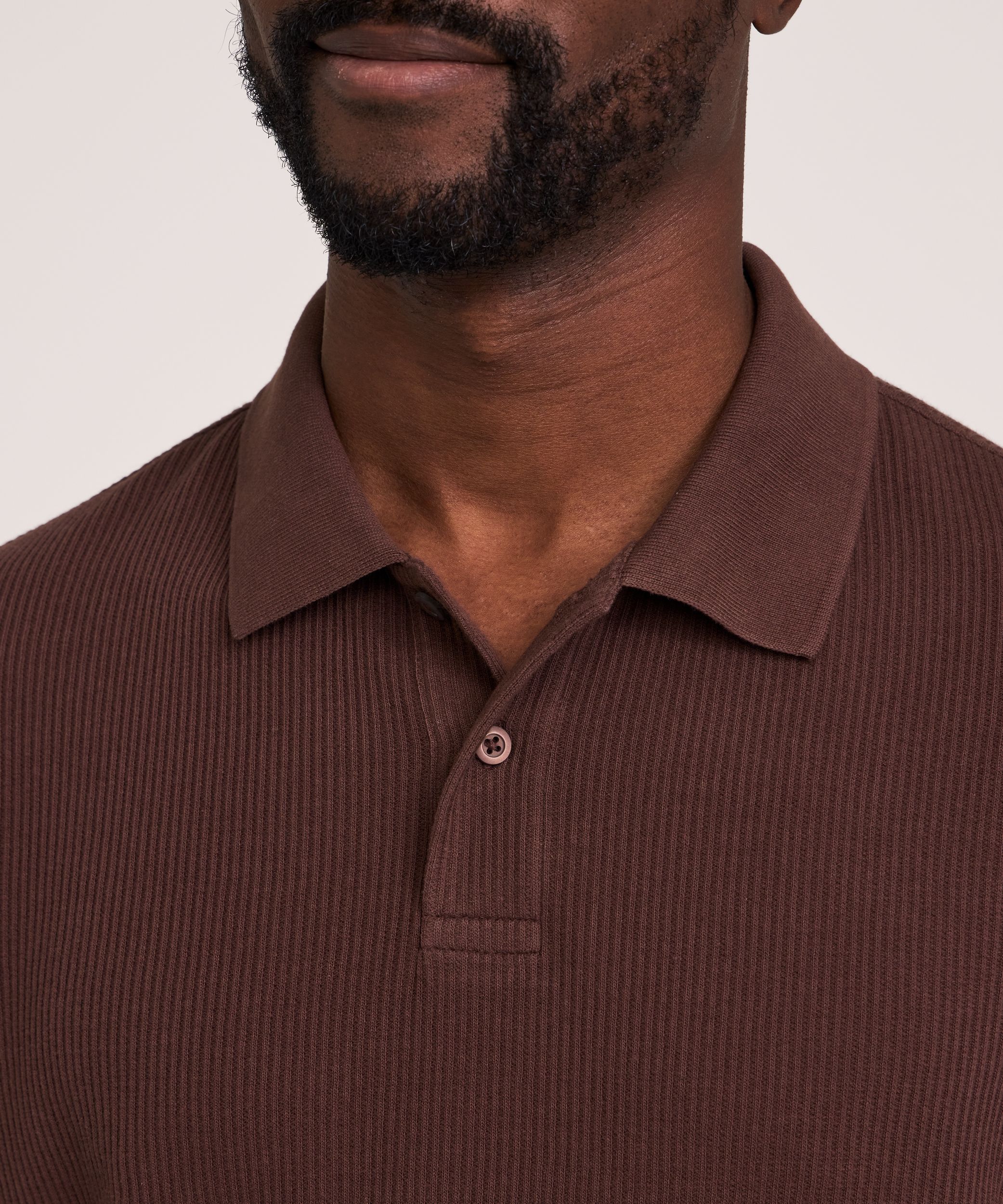 Denver Hayes Short Sleeve Ribbed Polo