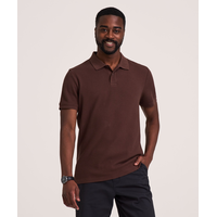 Denver Hayes Short Sleeve Ribbed Polo