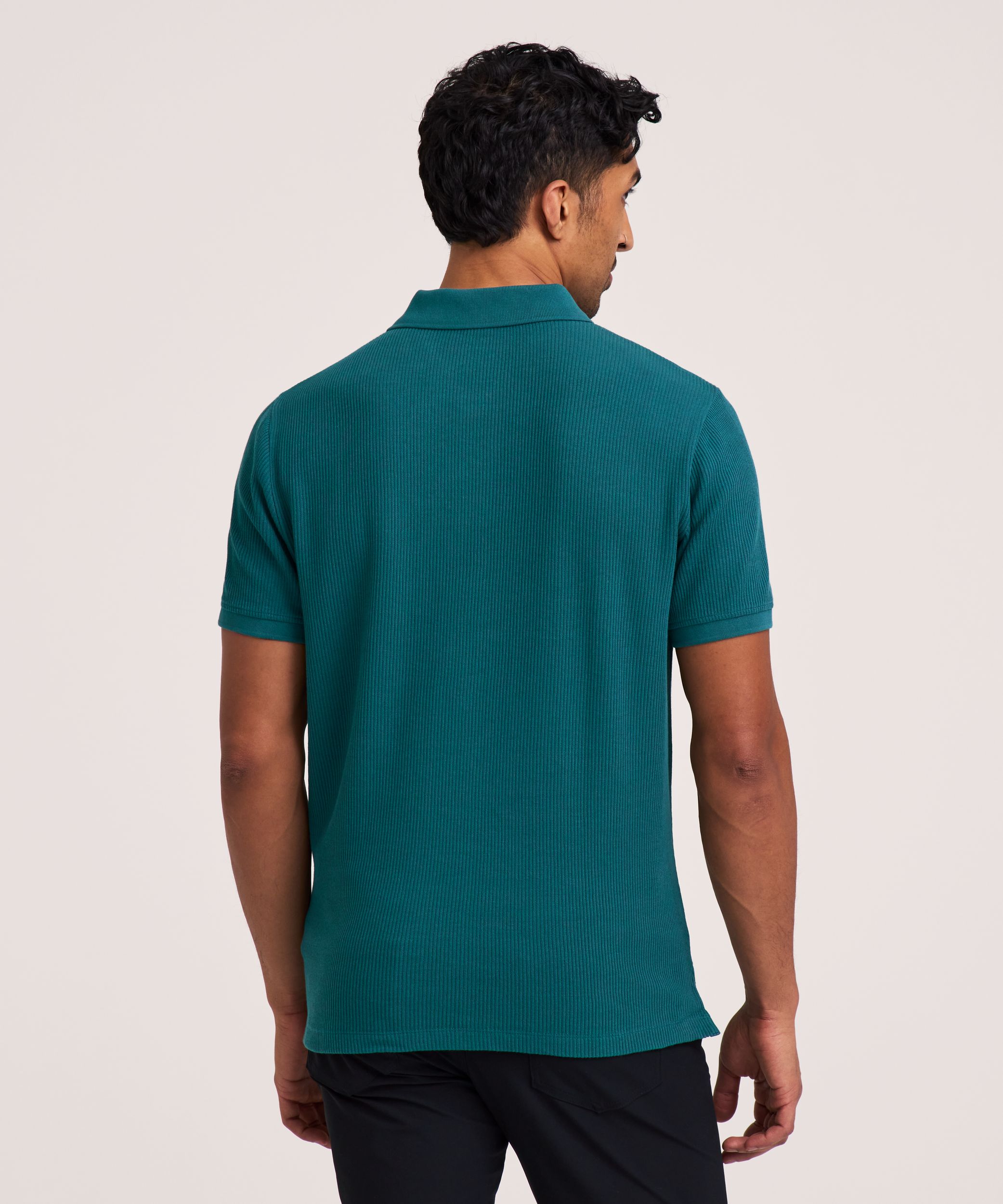 Denver Hayes Short Sleeve Ribbed Polo