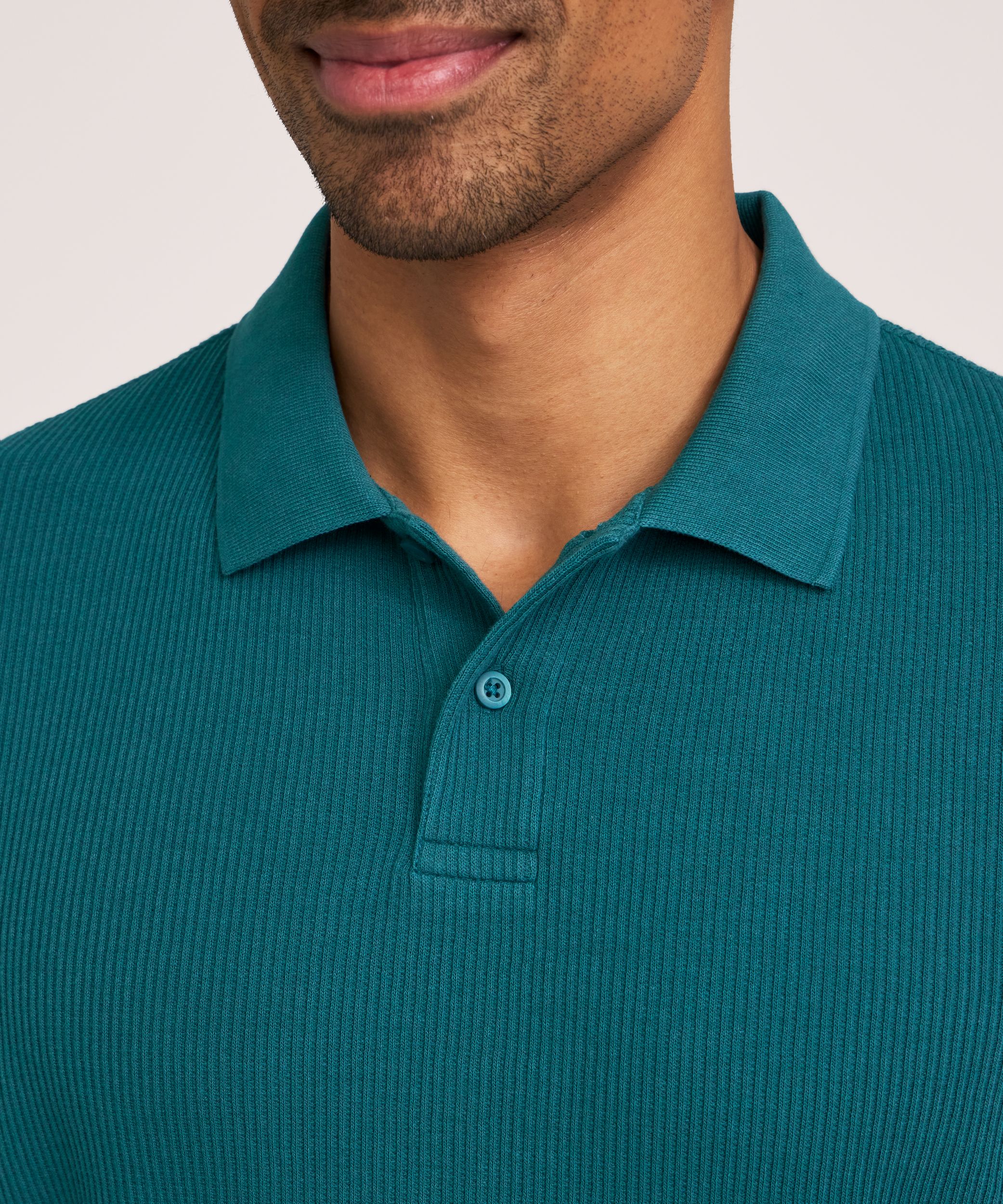 Denver Hayes Short Sleeve Ribbed Polo