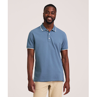 Denver Hayes Men's Stretch Pique Polo Shirt