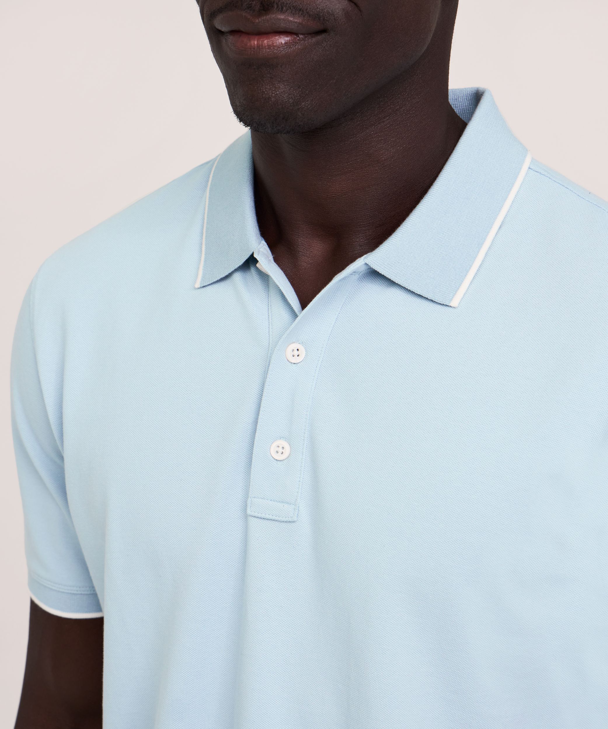 Denver Hayes Men's Stretch Pique Polo Shirt