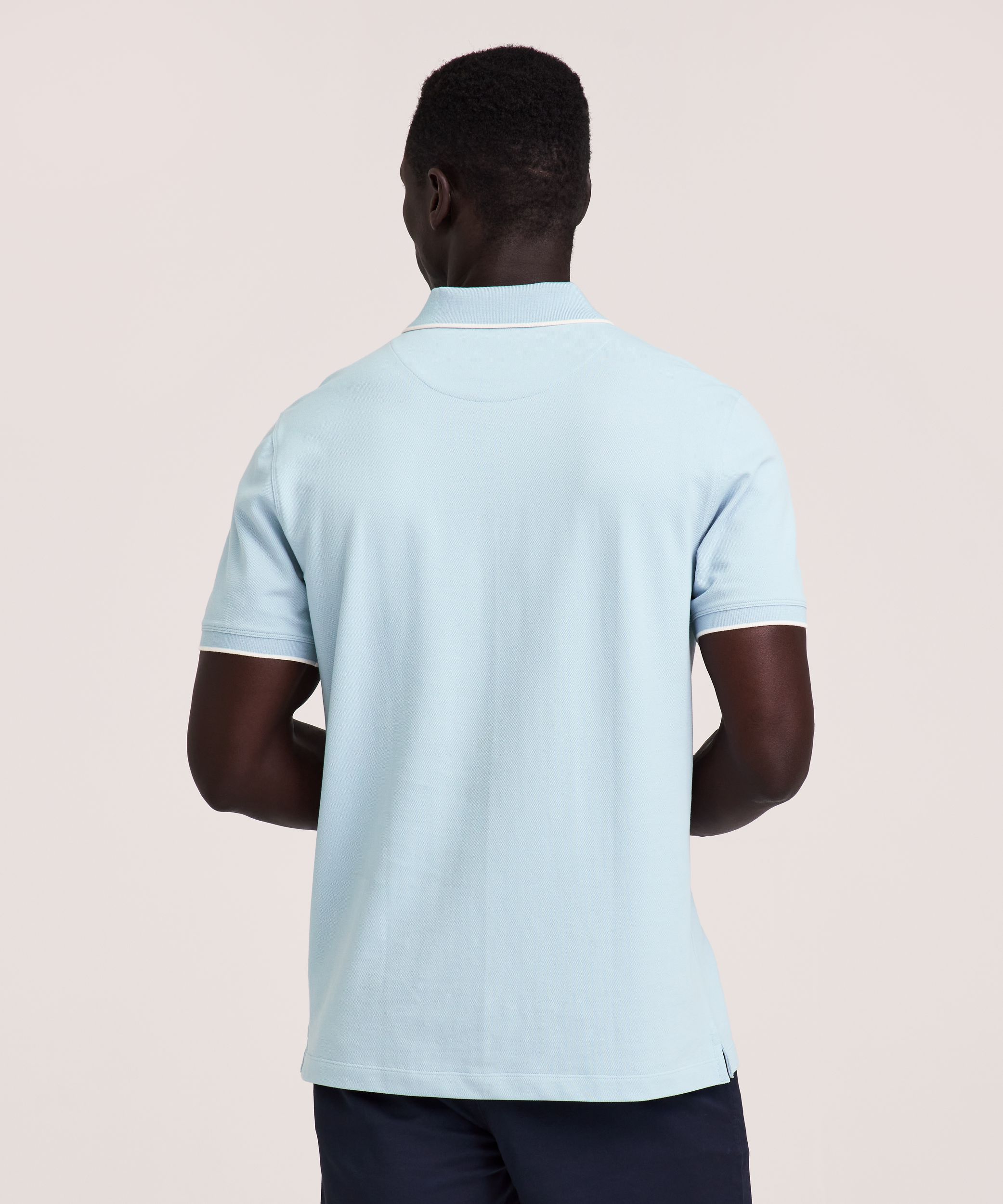 Denver Hayes Men's Stretch Pique Polo Shirt