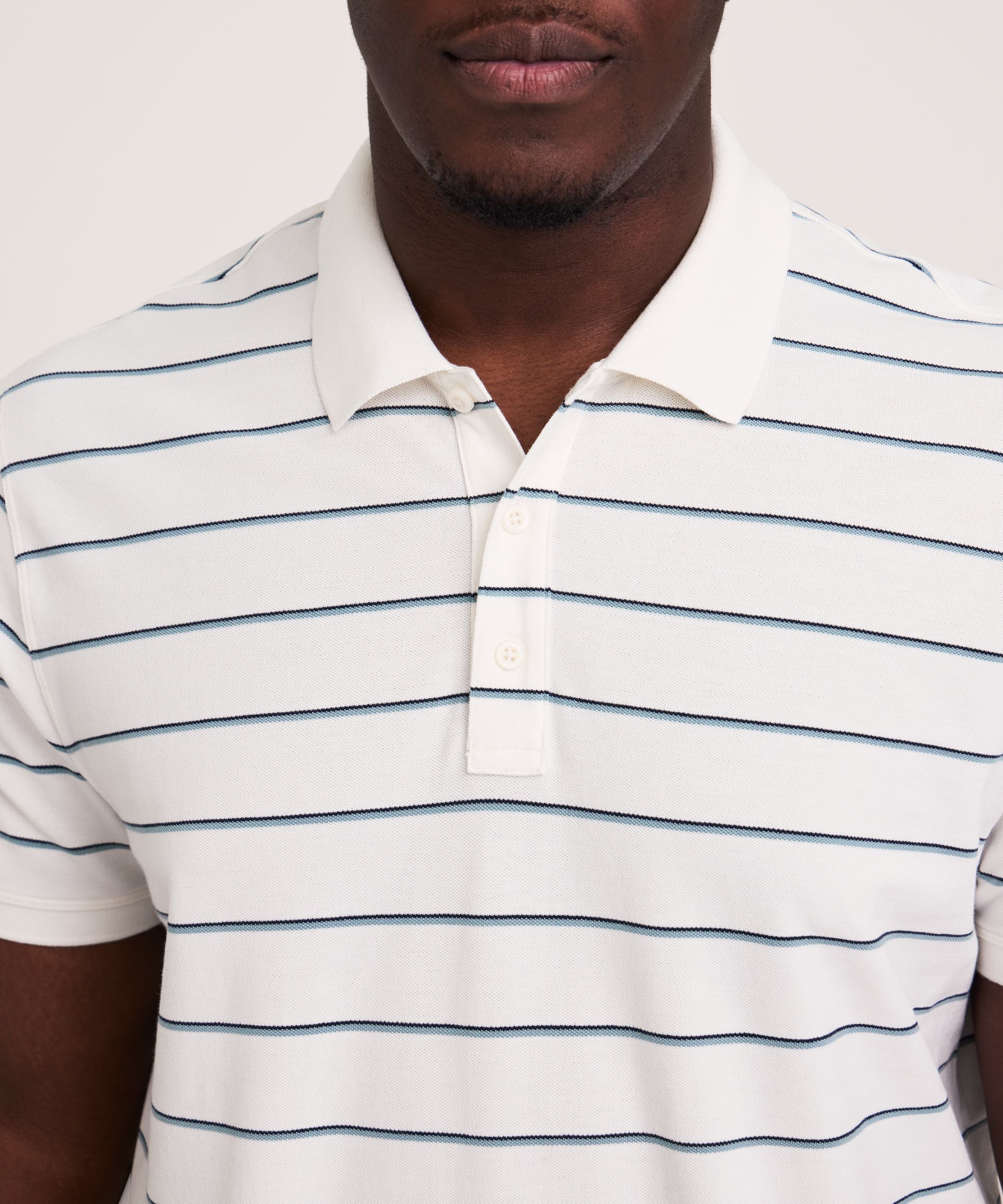 Denver Hayes Men's Stretch Pique Polo Shirt