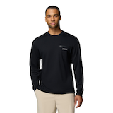 Columbia Men's Echo Passage Long Sleeve Knit Sweatshirt Front_Flat