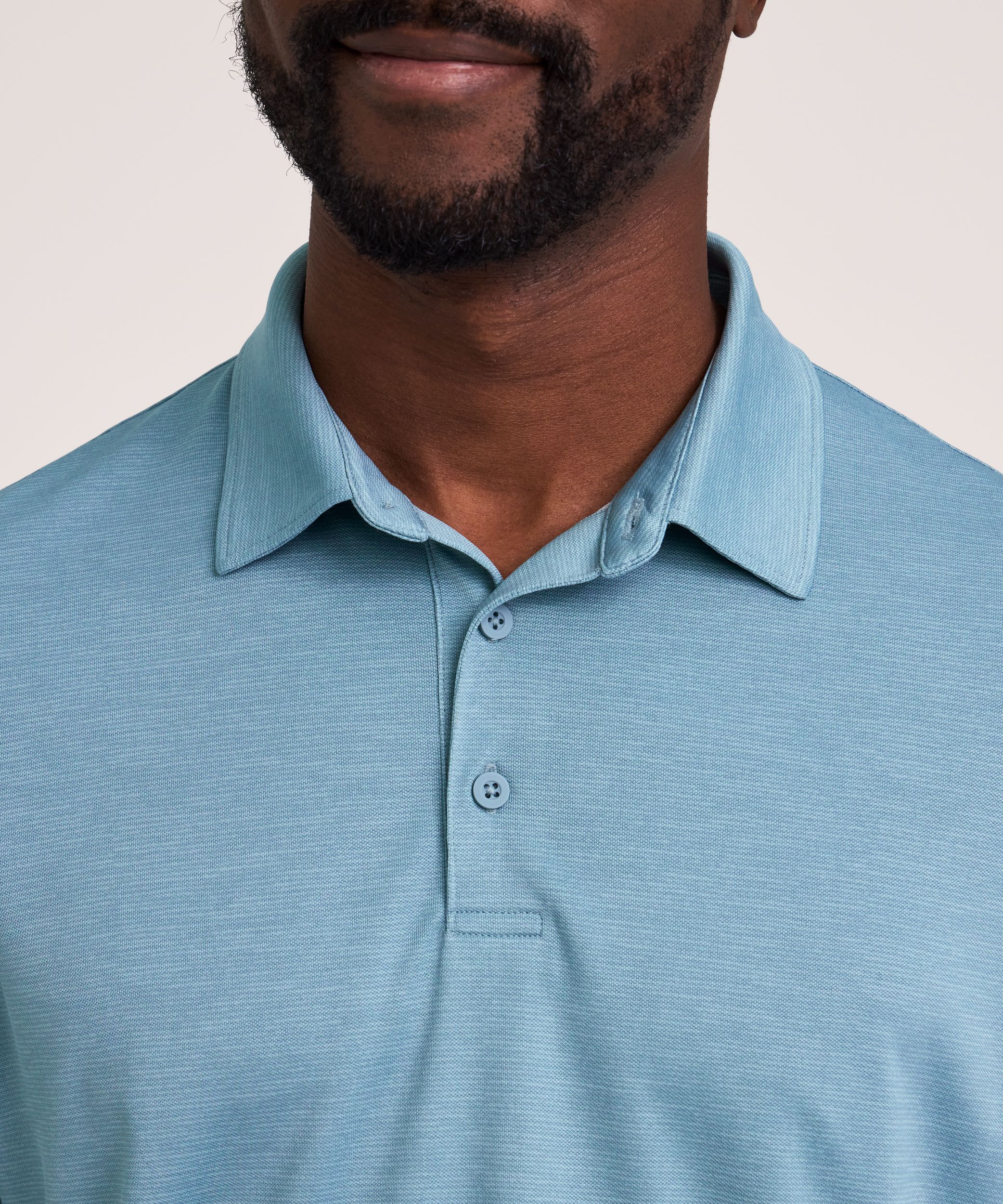 Denver Hayes Short Sleeve Comfort Dry Patterned Polo