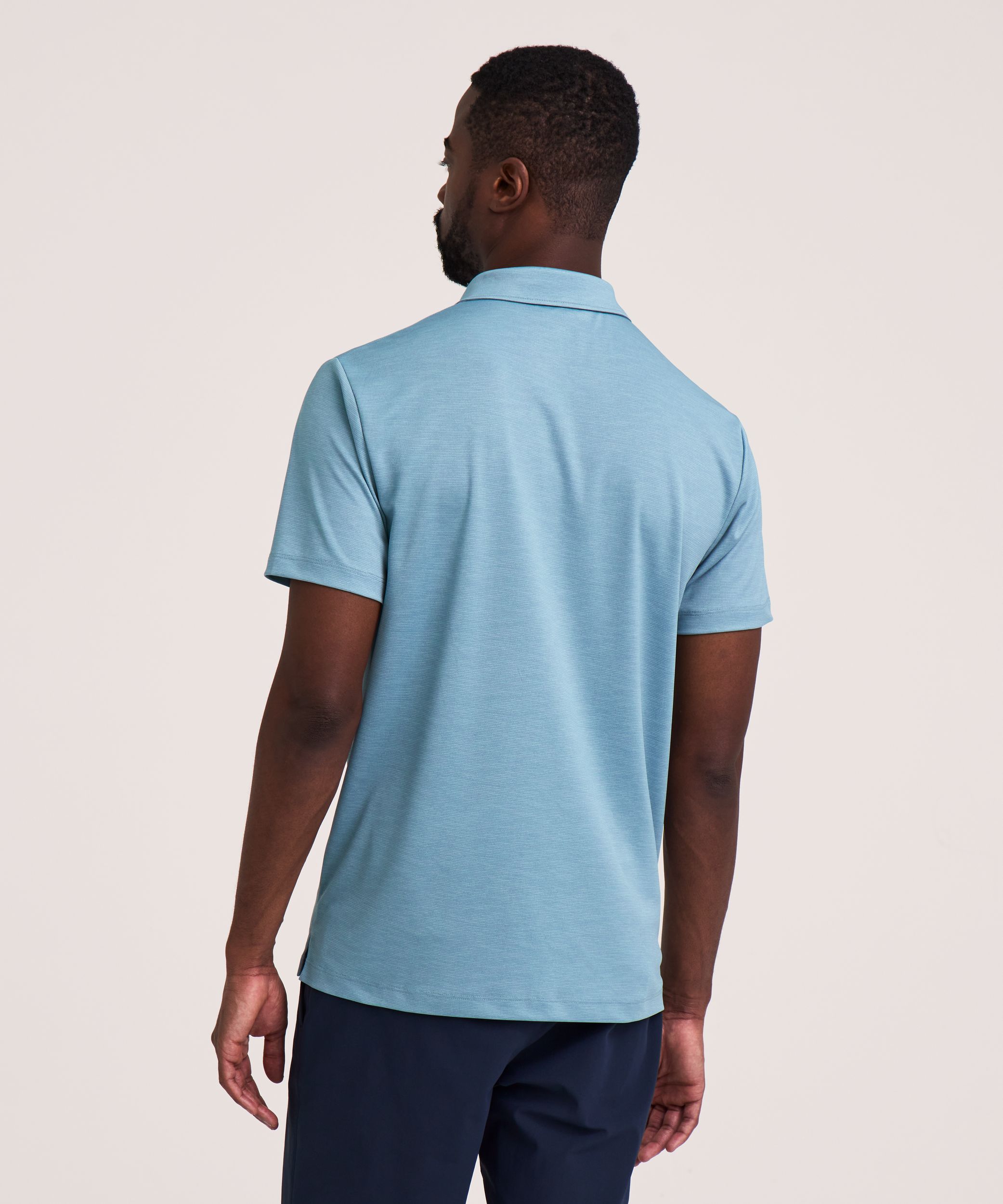 Denver Hayes Short Sleeve Comfort Dry Patterned Polo