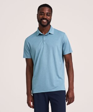 Denver Hayes Short Sleeve Comfort Dry Patterned Polo