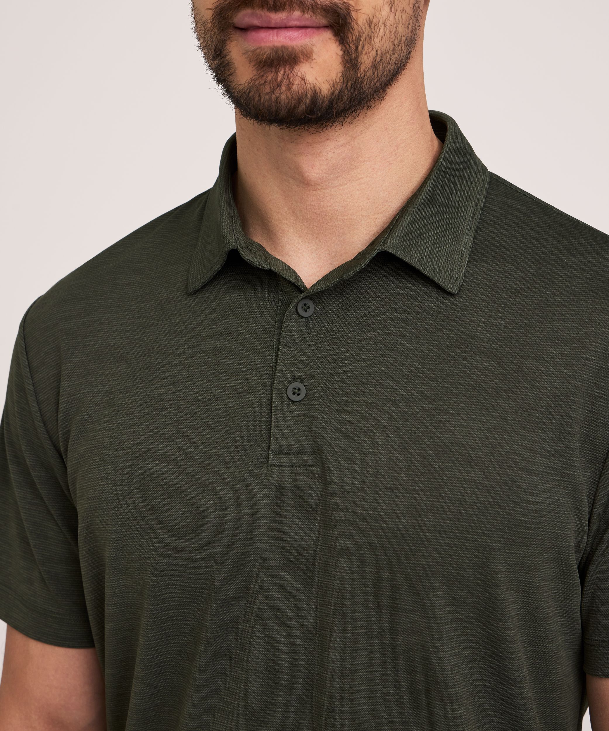 Denver Hayes Short Sleeve Comfort Dry Patterned Polo