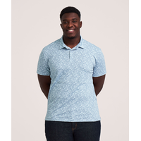 Denver Hayes Short Sleeve Comfort Dry Patterned Polo