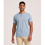 Haut henley extensible à manches courtes, Denver Hayes Front_Flat