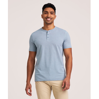 Haut henley extensible à manches courtes, Denver Hayes Front_Flat