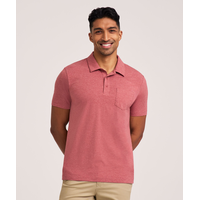 Denver Hayes Men's Modern Fit Stretch Polo Shirt
