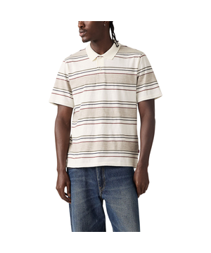 Polo rayé en jersey à manches courtes pour hommes, Merritt, Levi's