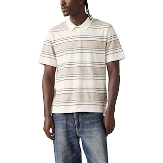Levi's Merritt Jersey Polo à manches courtes rayée pour homme