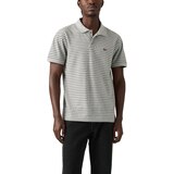 Levi's Men's Housemark Stripe Short Sleeve Polo Shirt Front_Flat