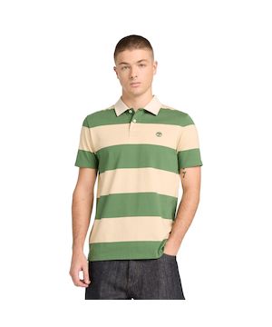 Polo de rugby à manches courtes pour hommes, Timberland
