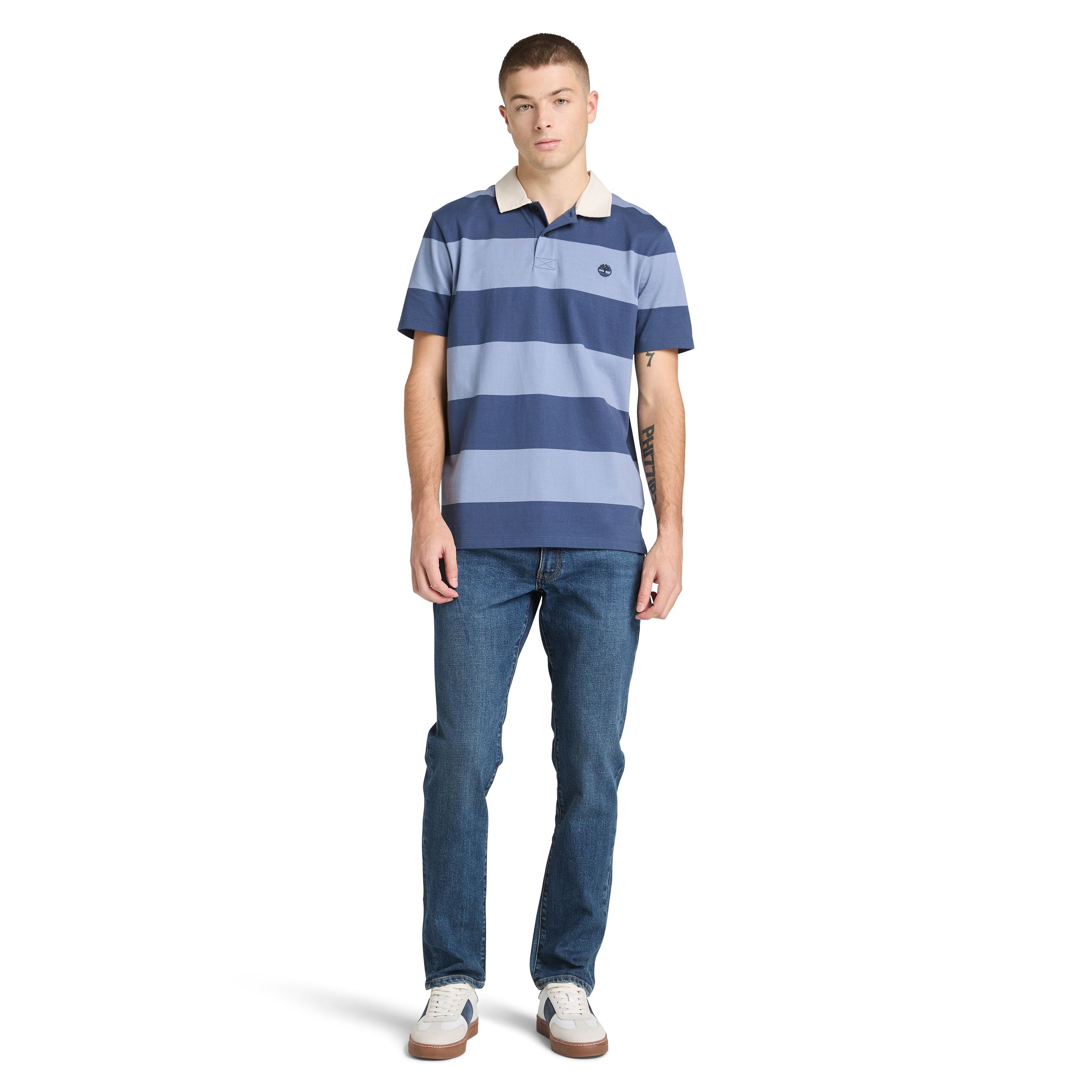Polo de rugby à manches courtes pour hommes, Timberland