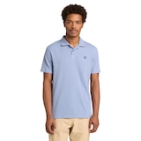 Timberland Men's Wharf River Waffle Short Sleeve Polo Front_Flat