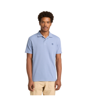 Polo à manches courtes en point de brioche pour hommes, Wharf River, Timberland