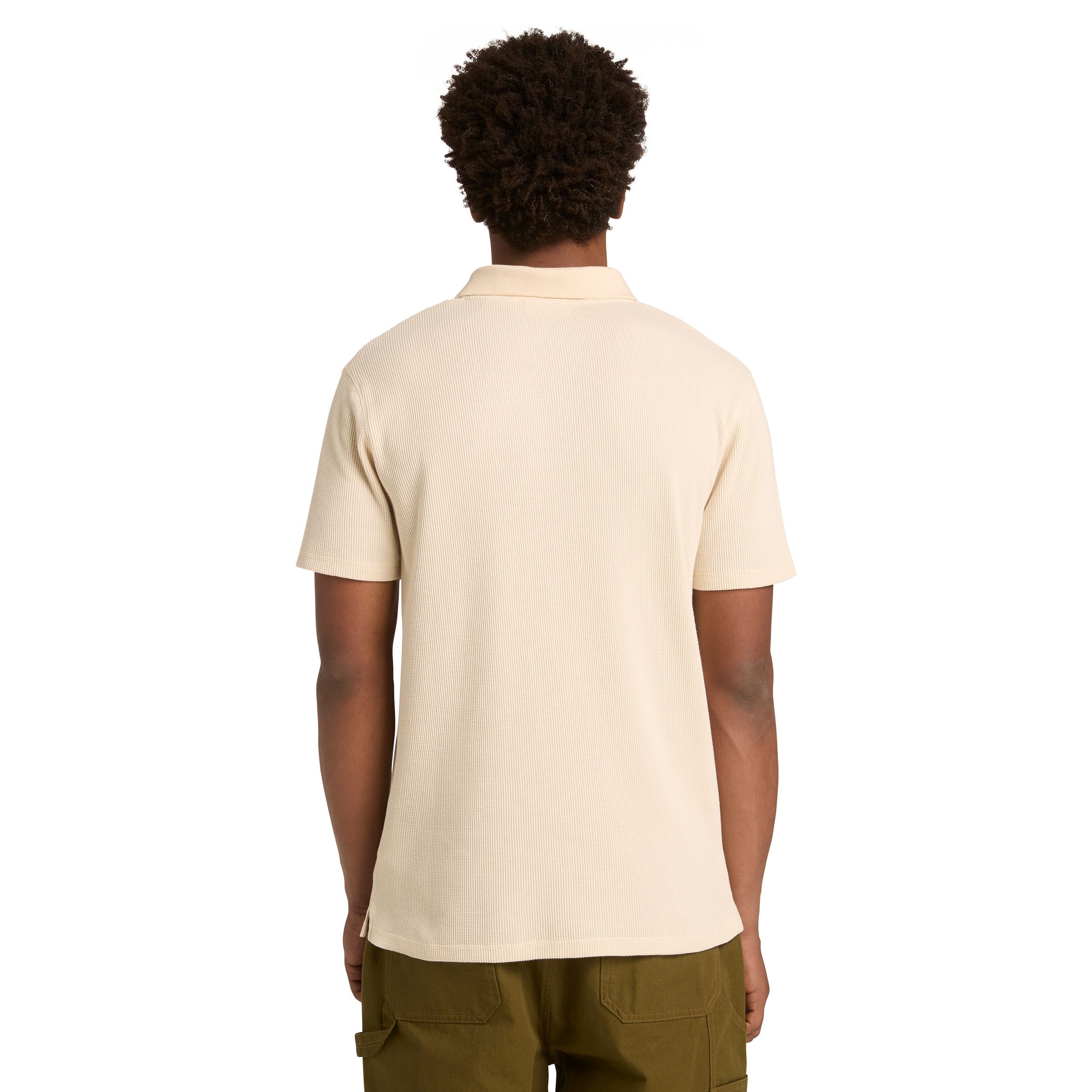 Timberland Men's Wharf River Waffle Short Sleeve Polo