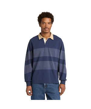 Polo de rugby à manches longues pour hommes, Timberland