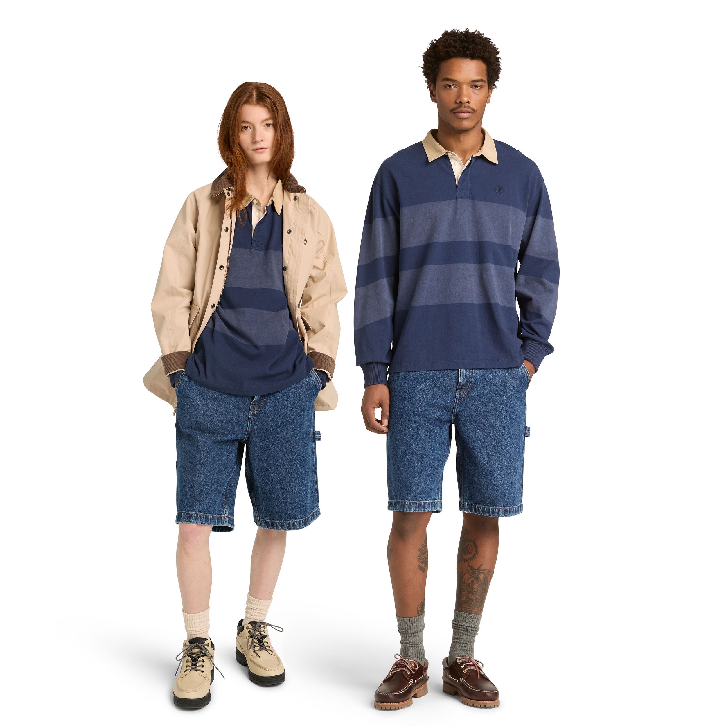 Polo de rugby à manches longues pour hommes, Timberland