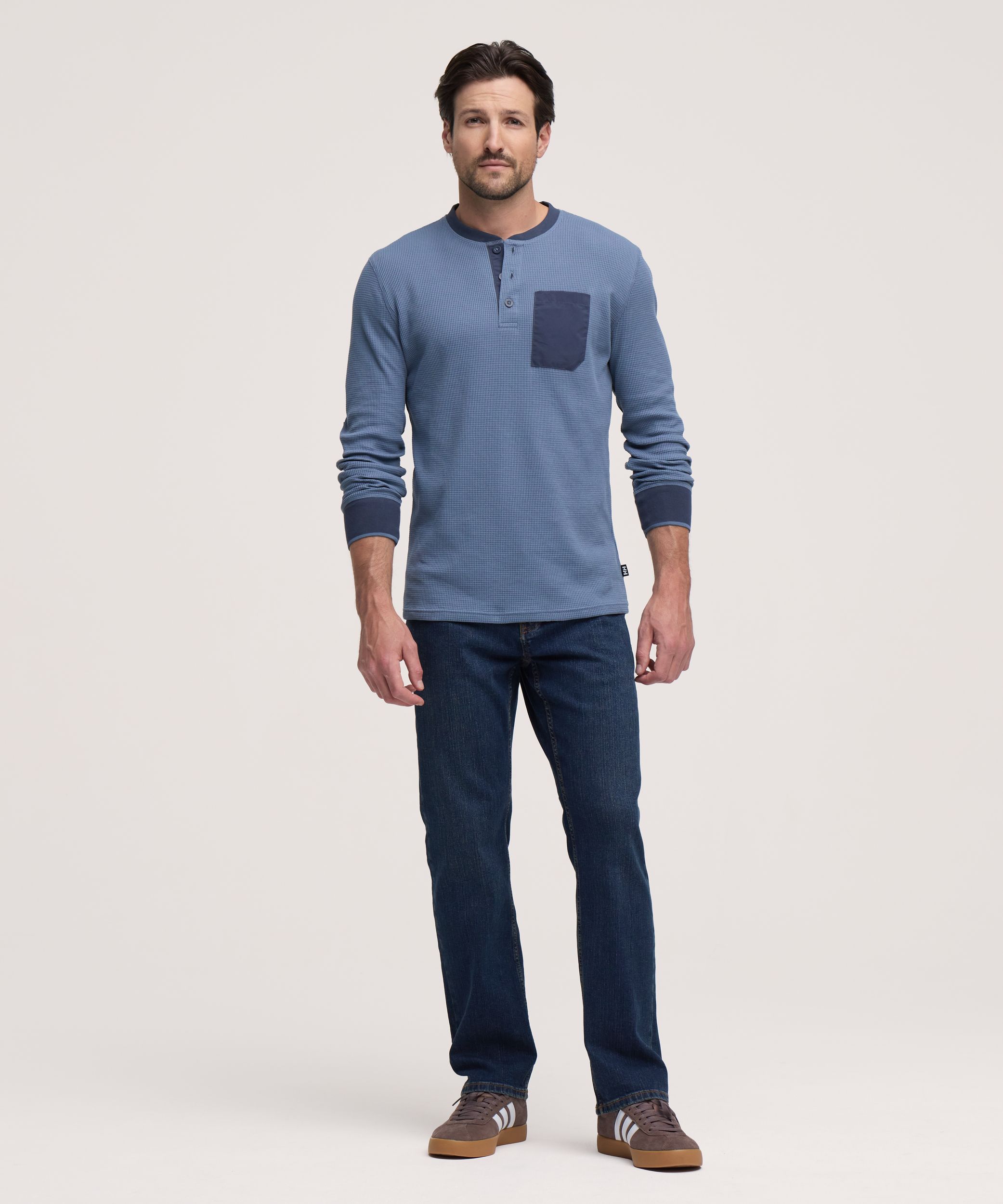 Chemise Henley en point de brioche pour hommes, Helly Hansen