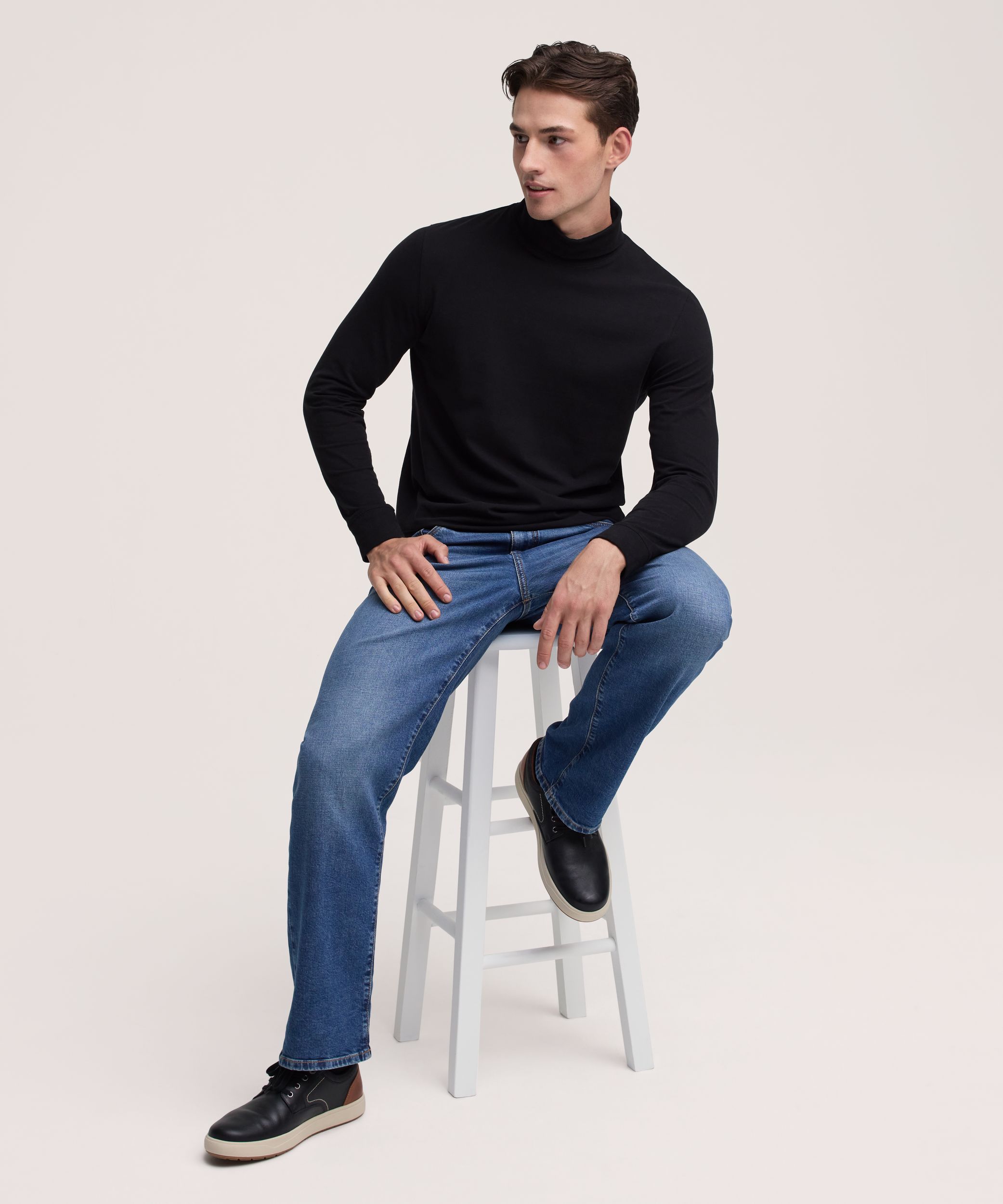 Denver Hayes Men's Jersey Turtleneck