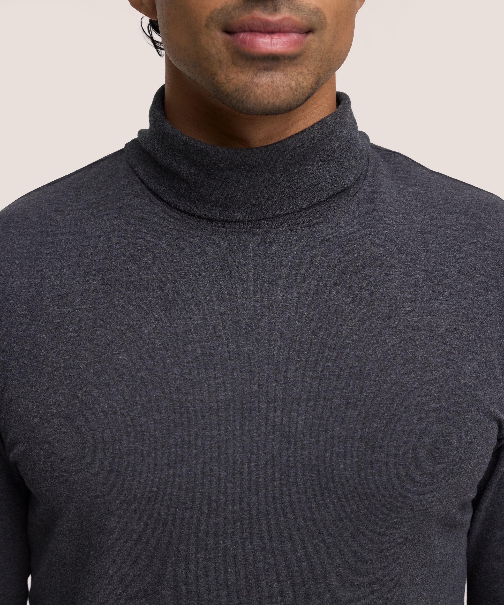 Col roulé en jersey pour hommes, Denver Hayes