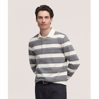 Denver Hayes Men's Long Sleeve Rugby Shirt Front_Flat