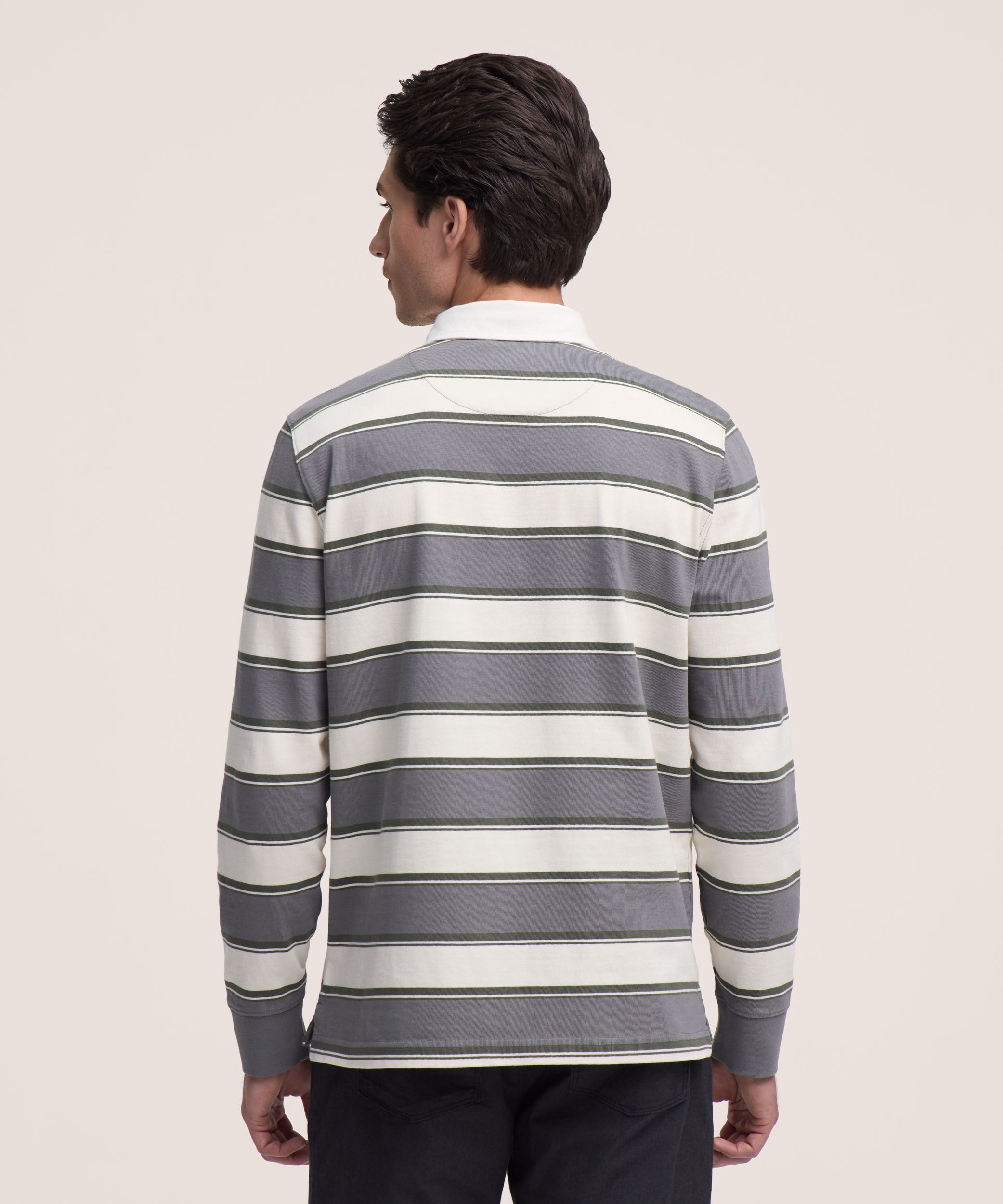 Polo de rugby à manches longues pour hommes, Denver Hayes