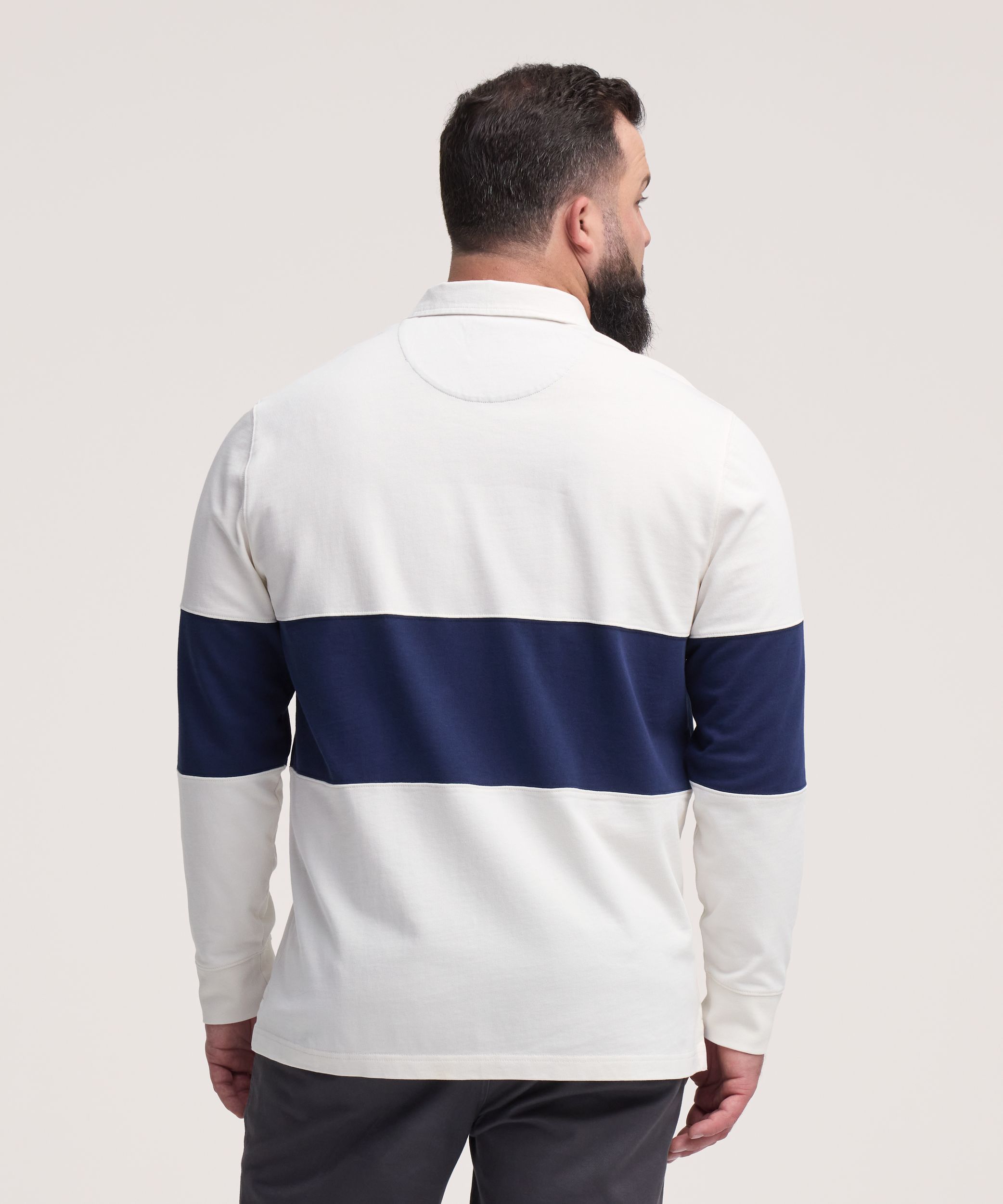 Denver Hayes Men's Long Sleeve Rugby Shirt