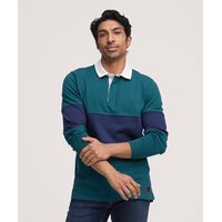 Denver Hayes Men's Long Sleeve Rugby Shirt