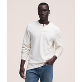 Haut Henley côtelé à manches longues pour hommes, Denver Hayes