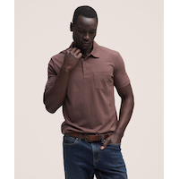 Denver Hayes Men's Modern Fit Stretch Polo Shirt