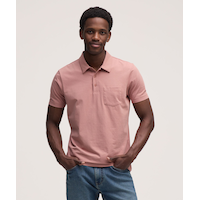 Polo extensible à coupe moderne pour hommes, Denver Hayes Front_Flat