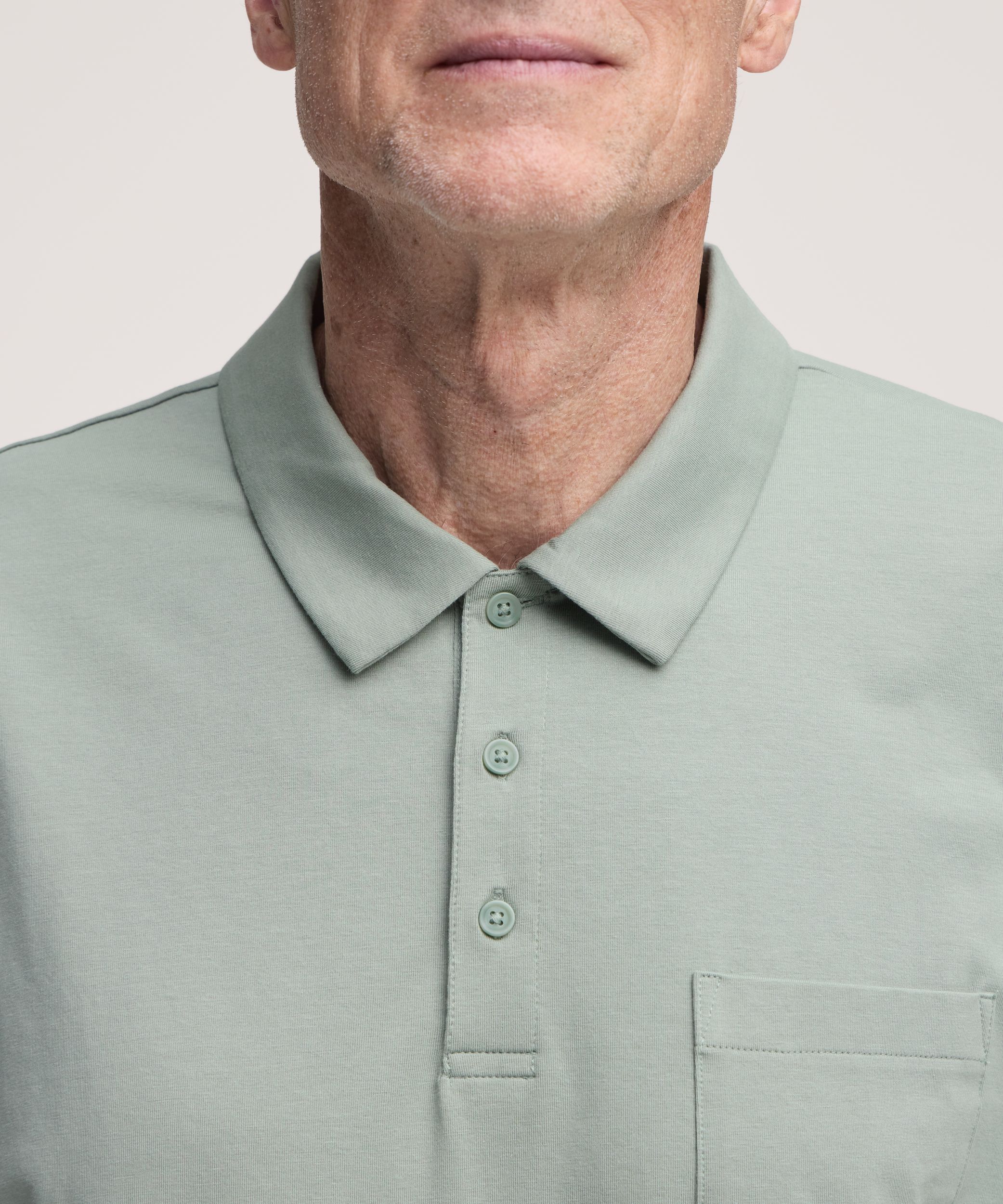 Denver Hayes Men's Modern Fit Stretch Polo Shirt