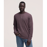 Denver Hayes Men's Long Sleeve Interlock Henley Shirt