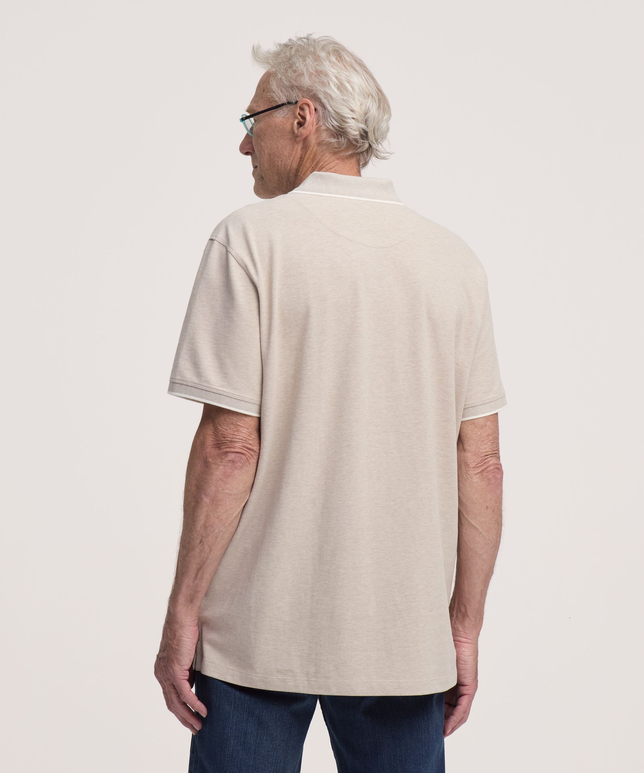 Polo piqué extensible pour hommes, 50&nbsp;lavages, Denver Hayes