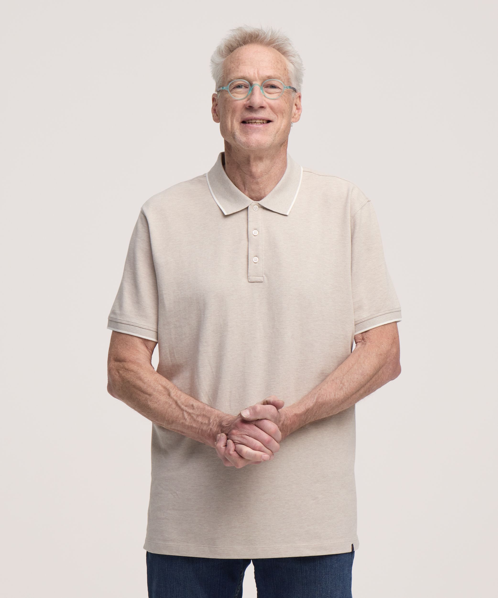 Polo piqué extensible pour hommes, 50&nbsp;lavages, Denver Hayes