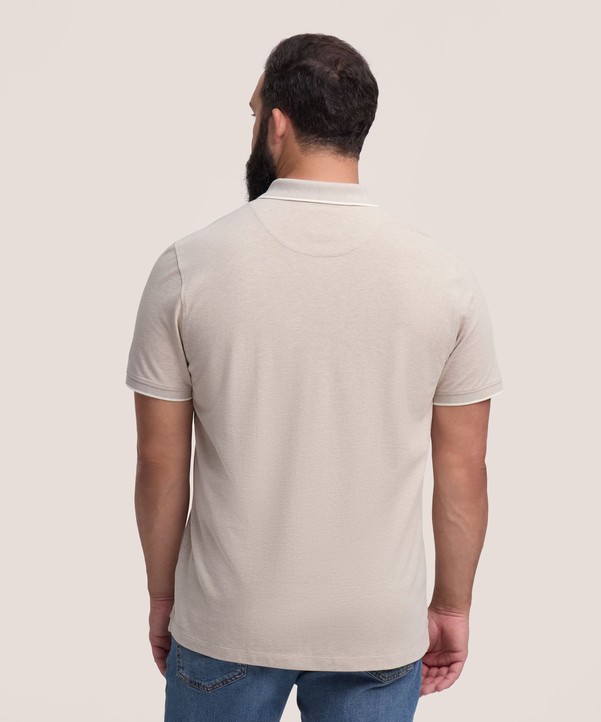 Polo piqué extensible pour hommes, 50&nbsp;lavages, Denver Hayes