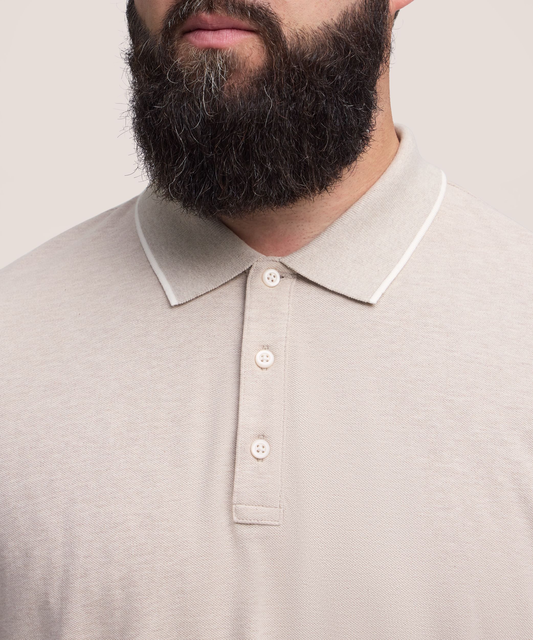Polo piqué extensible pour hommes, 50&nbsp;lavages, Denver Hayes