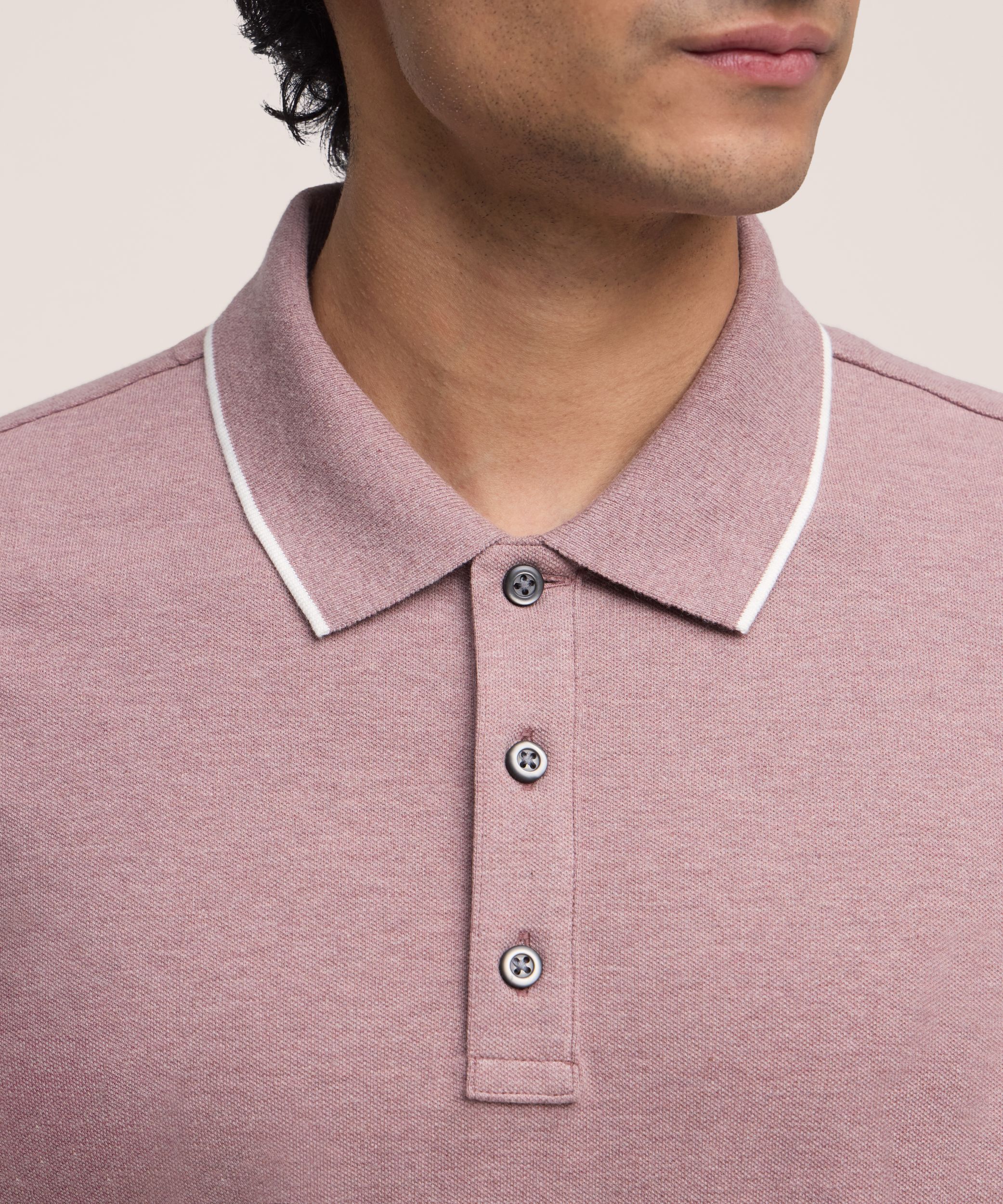 Polo piqué extensible pour hommes, 50&nbsp;lavages, Denver Hayes