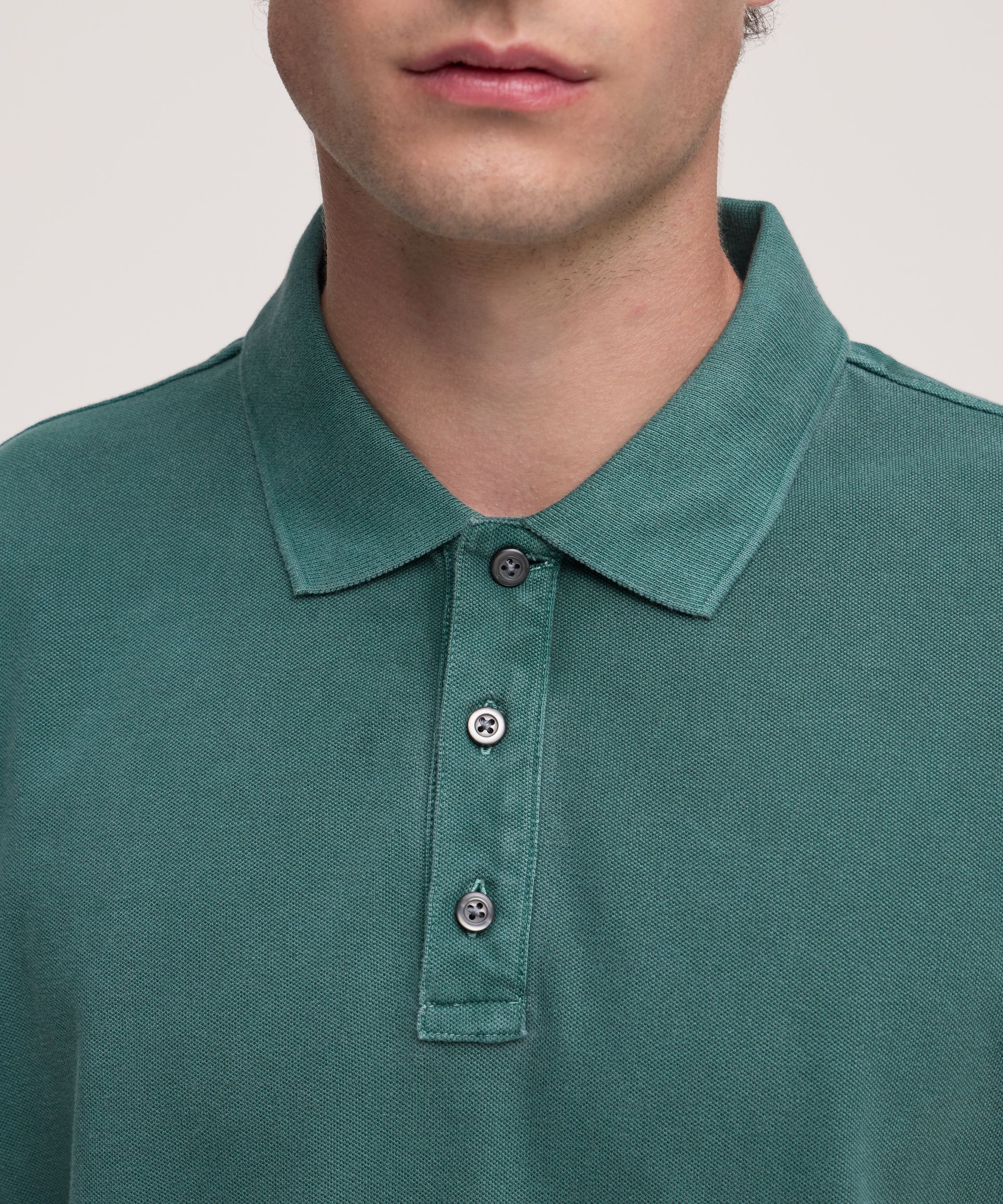 Denver Hayes Men's Stretch Pique Polo Shirt