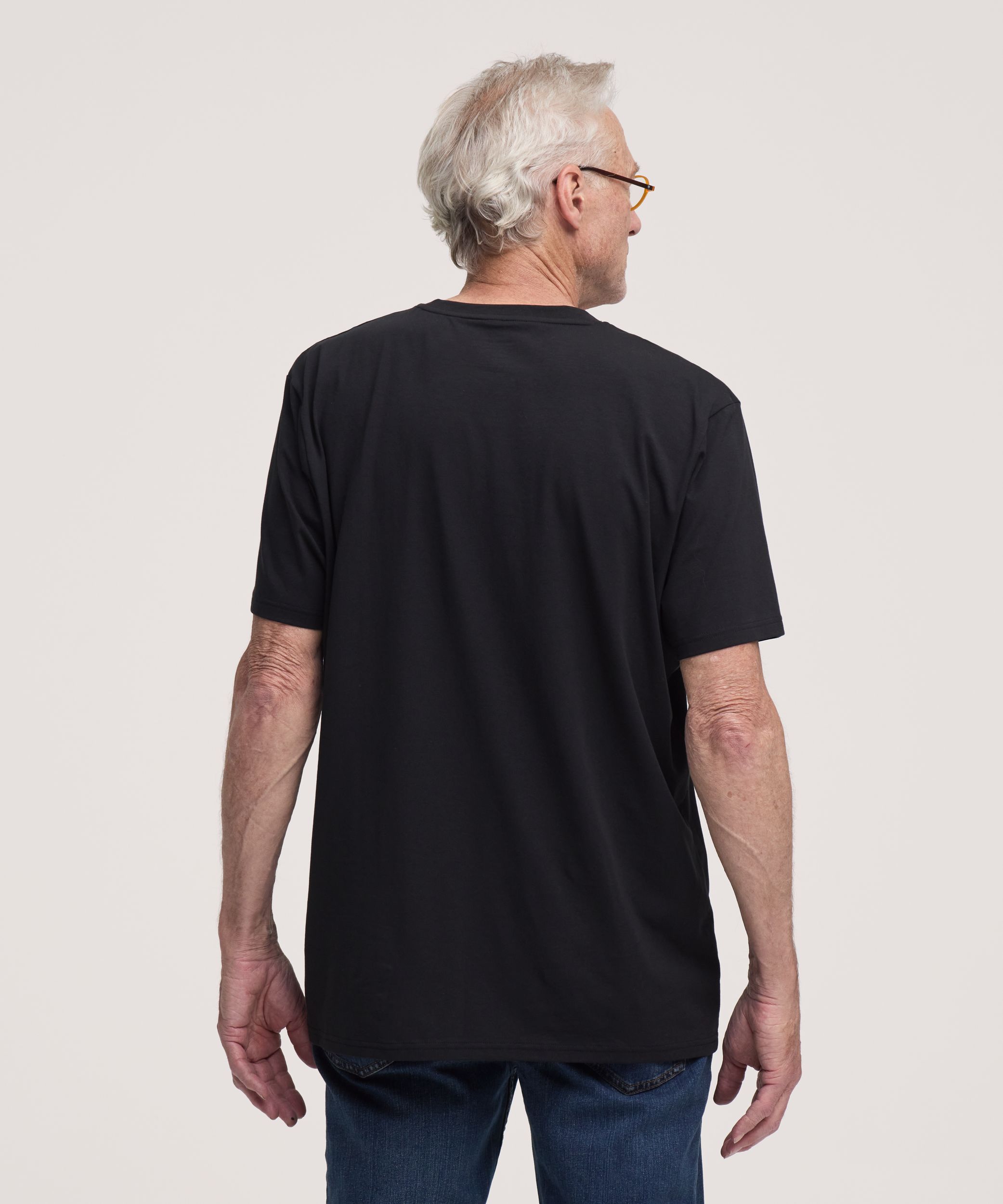 Haut Henley extensible à manches courtes pour hommes, Denver Hayes