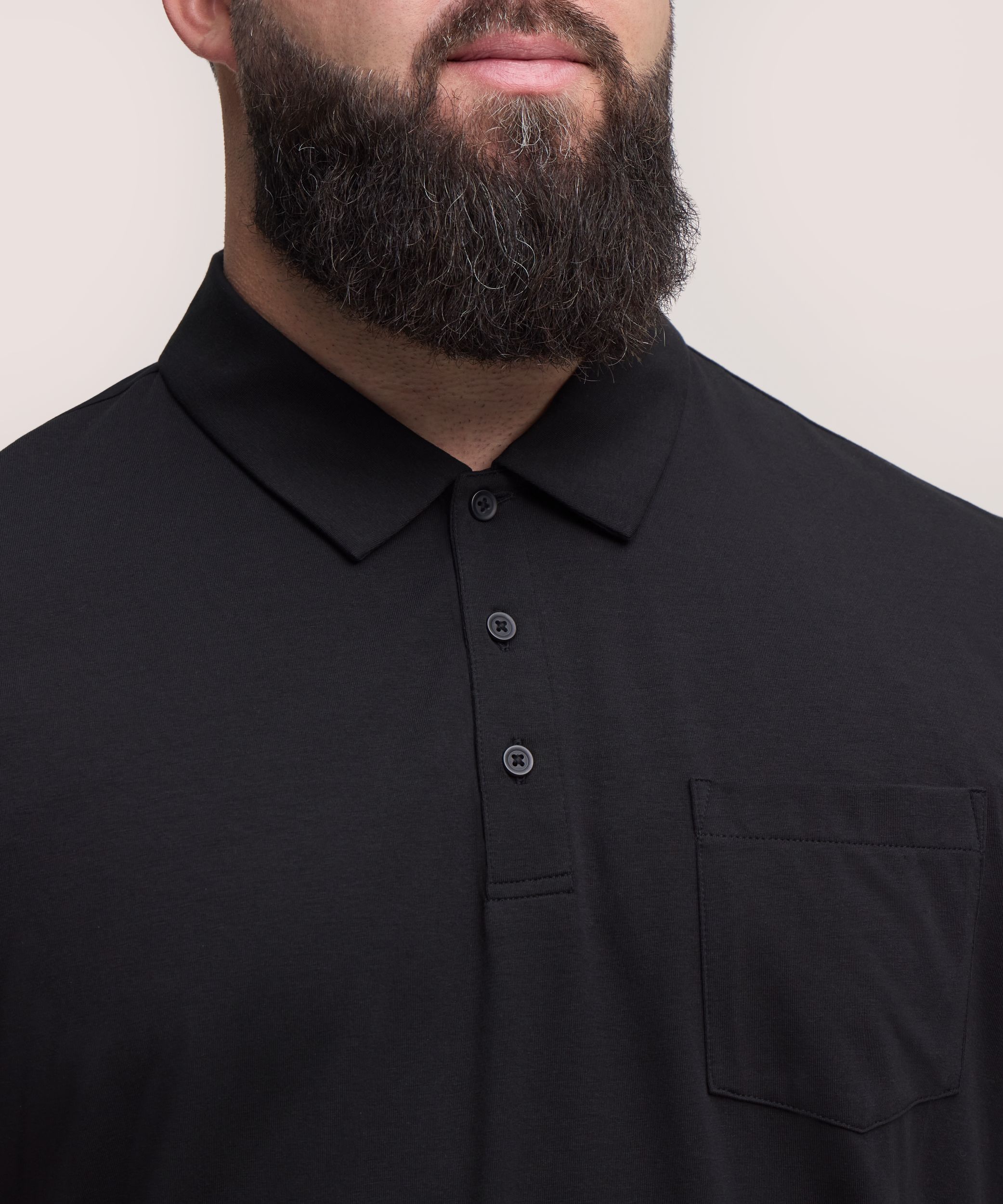 Denver Hayes Men's Modern Fit Stretch Polo Shirt